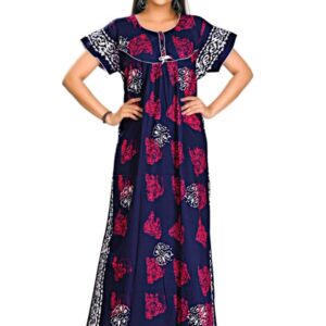 Fabimi Women Sixty Length XXL Size Soft Cotton Nighty