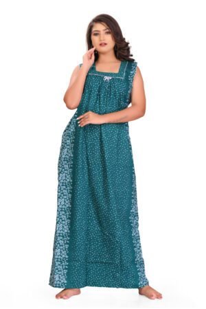 Fabimi Women Sleeveless XL Size Cotton Nighty New