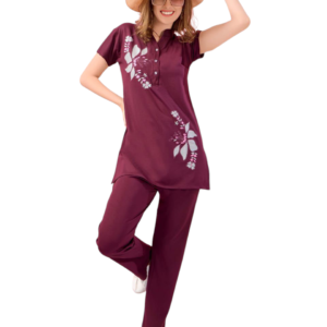 Fabimi Women's Long Kurta Night Suit - Sizes L to 5XL, Comfortable Imported Tencel Fabric