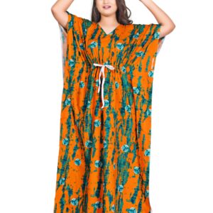 Fabimi Women's Large Size Cotton Kaftan Nighty - Stylish and Comfortable Sleepwear